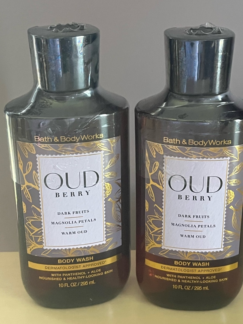 Two New Bath & Body Works Oud Berry Body Washes